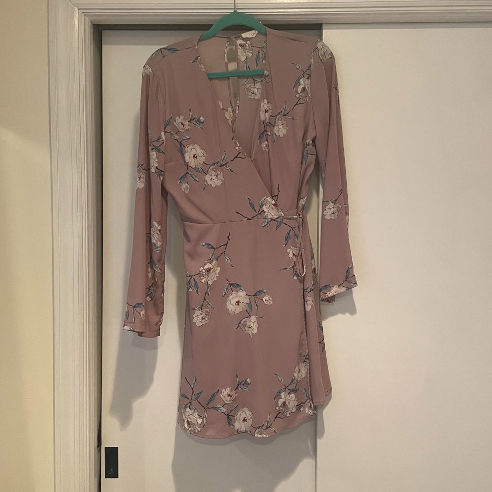 Lavender Wrap Dress